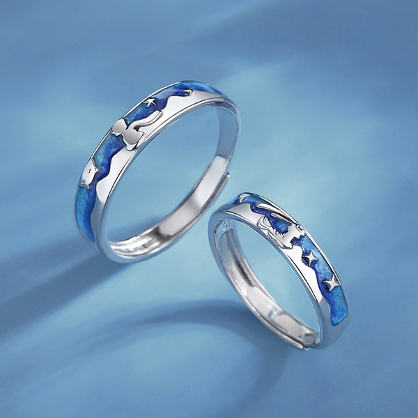 Small design adjustable ring for men and women