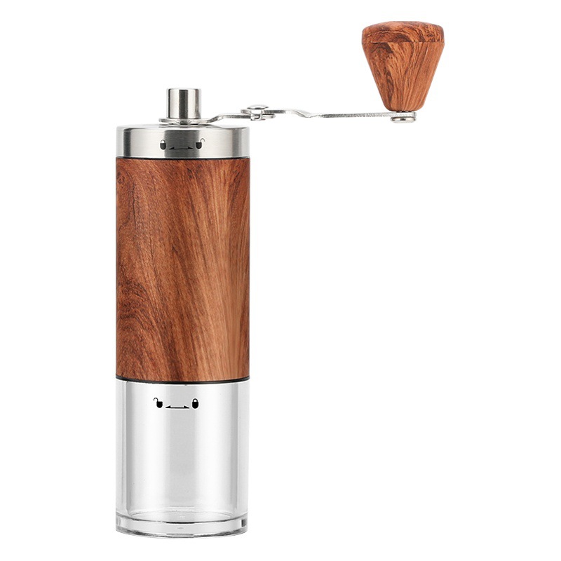 Household Hand-Cranked Small Coffee Bean Grinder Wood Grain Grinder Manual Coffee Grinder Coffee Machine Manufacturer