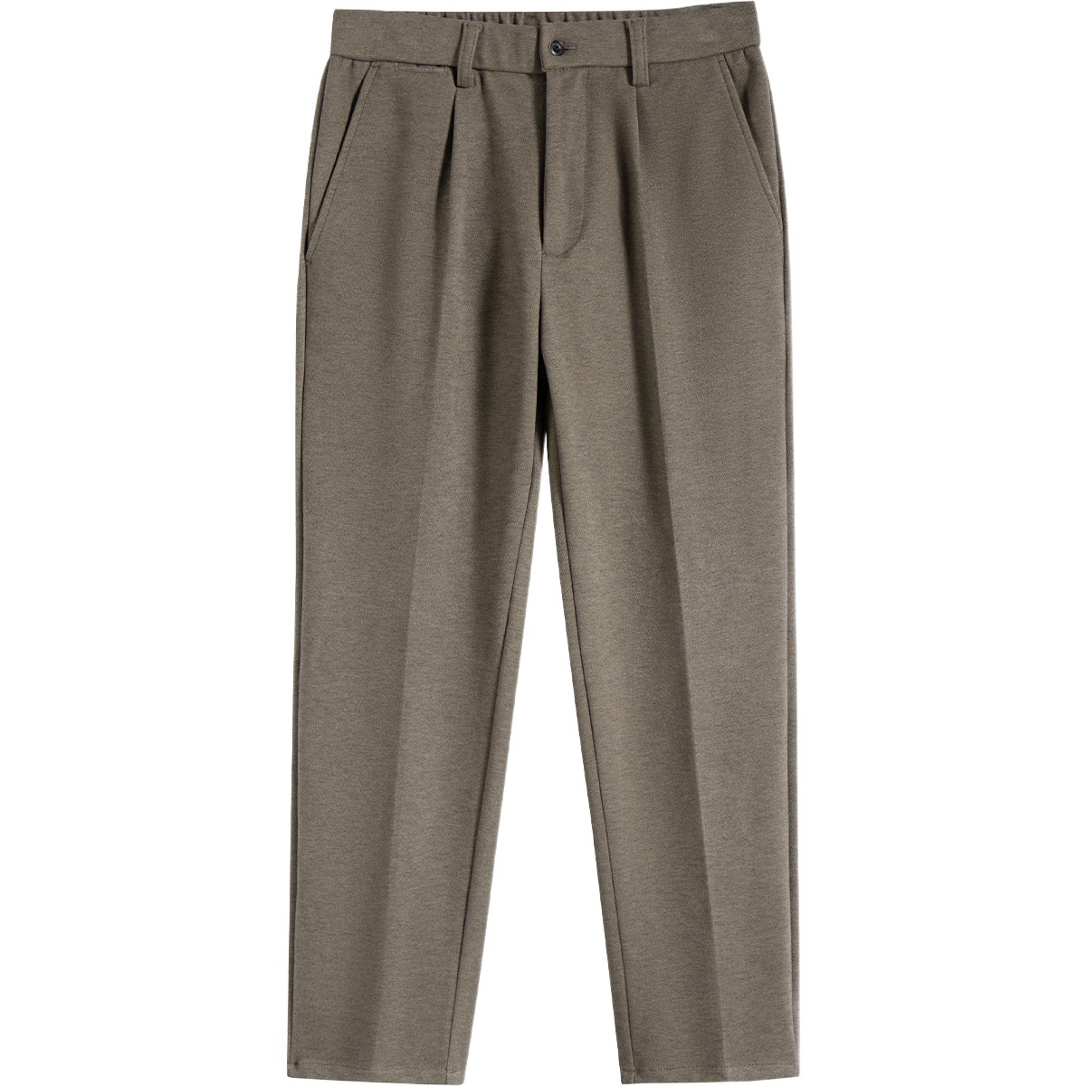 Ropa de hombre APO | pantalones de lana pantalones de pierna recta 2024 invierno nuevo estilo coreano antiarrugas pantalones casuales para hombres