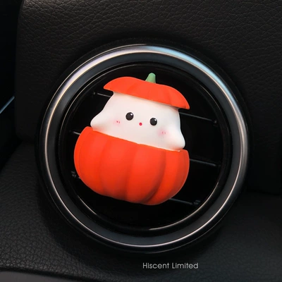 Halloween Car Aromatherapy Cute Little Ghost Magician Pumpkin Air Outlet Fragrance Decoration Girlfriend Gift (Car Perfume Aromatherapy) - big-pumpkin-ghost