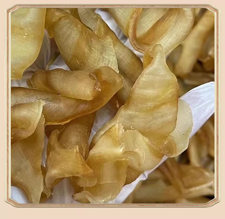 Feng Wei Jiao Fish Maw Dried Phoenix Tail Fish Gelatin 500g 60 Head Soup and Dessert Grade in use