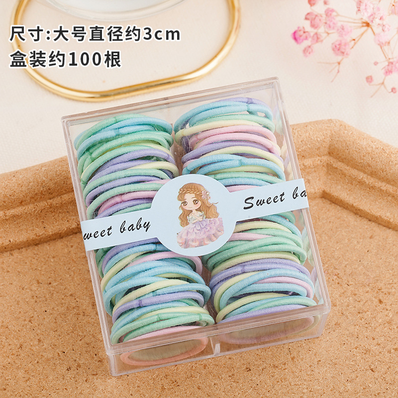 Banda de goma para niñas y niños no duele el cabello banda de goma elástica niña bebé banda de pelo lindo niña tocado