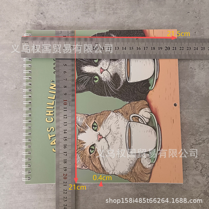 CATS CHILLIN' WITH COFFEE 2026新款咖啡猫日历居家摆件猫咪看书|undefined