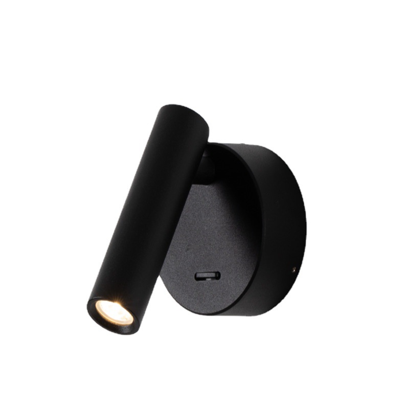 Simplicity originality hotel Study Wall lights Northern Europe Room bedroom Bedside Reading lamp led Small Mini Spotlight