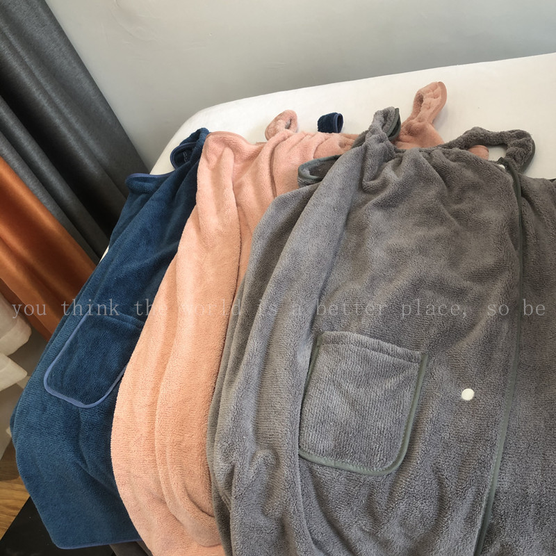 High-quality suspenders wearable bath skirt bath towel coral fleece brocade absorbent good live e-commerce micro-explosions ladies thick High-quality suspenders wearable bath skirt bath towel coral fleece brocade absorbent good live e-commerce micro-explosions ladies thick