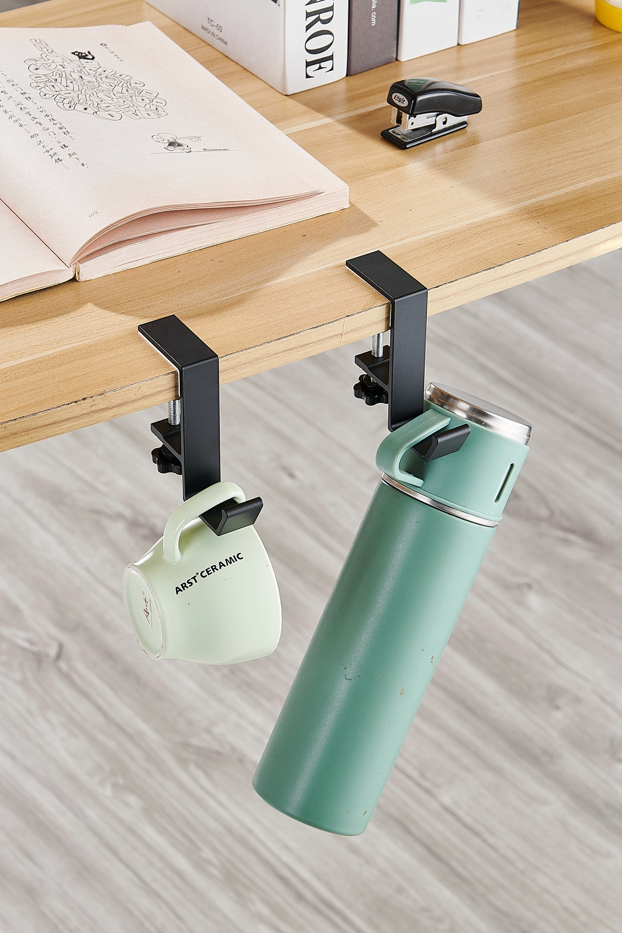 桌边挂钩:调节固定款单钩