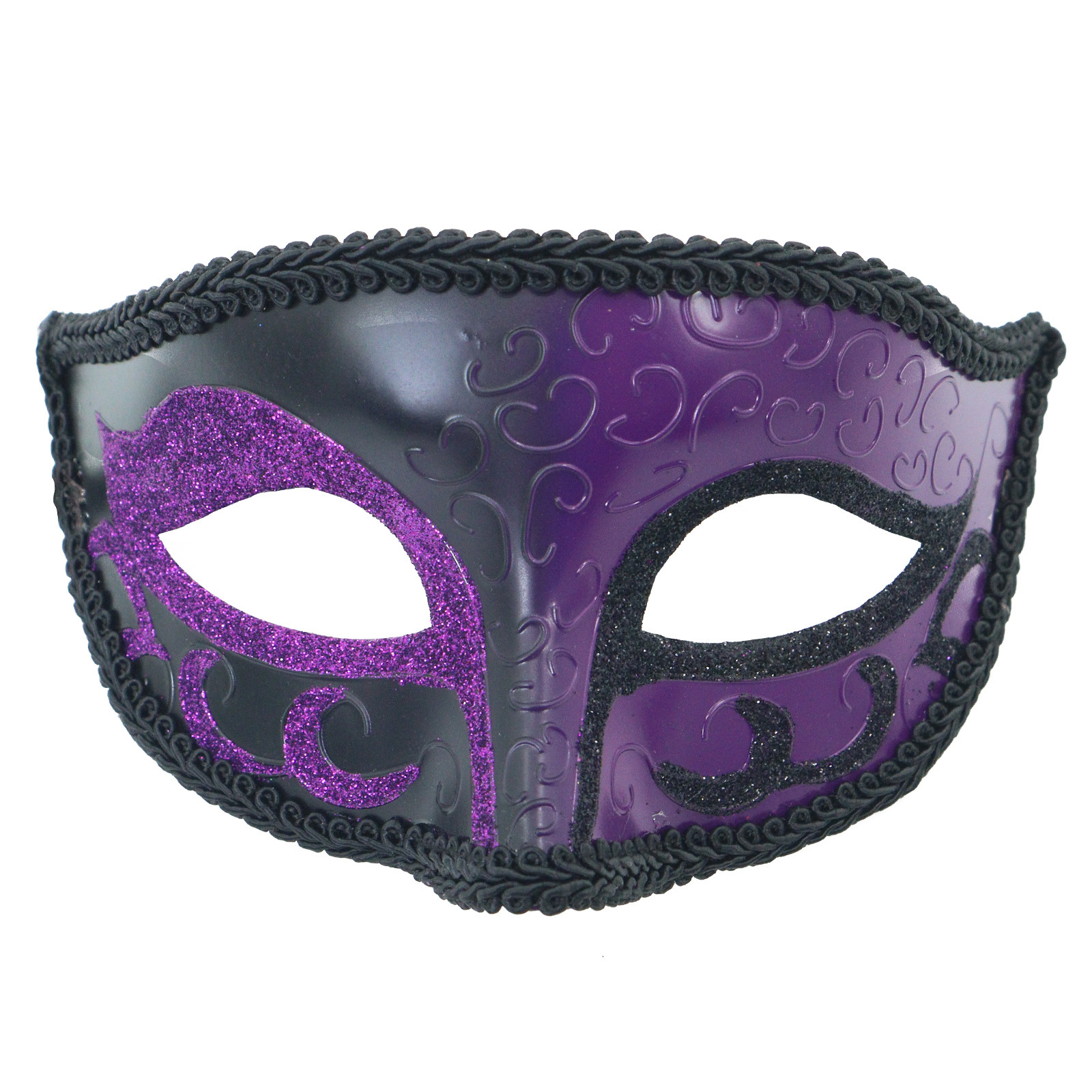 Transfronterizo suministro directo máscara de cabeza plana pintada Amazon Carnaval espectáculo de cine y televisión baile máscara de mitad de cara props