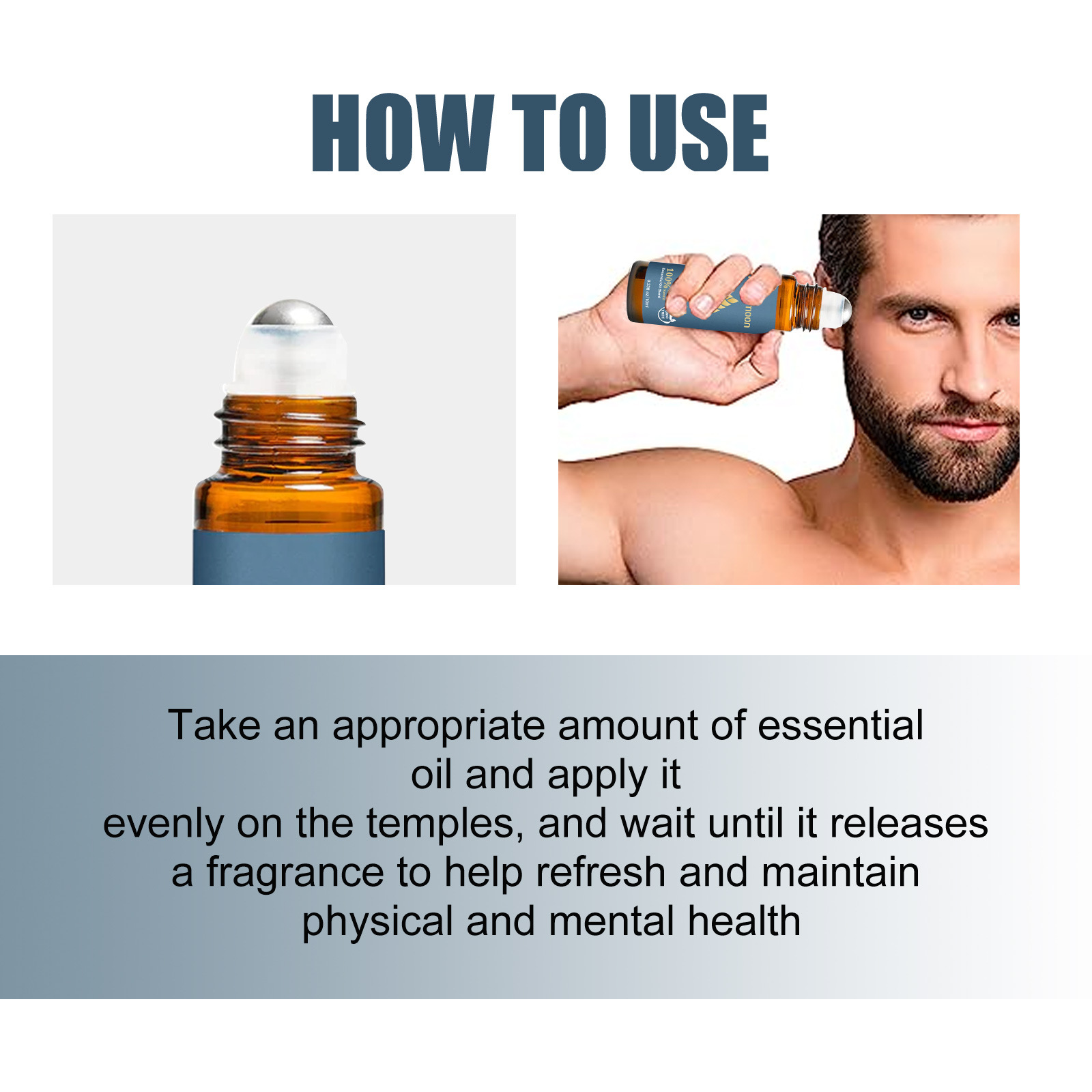 North Moon Herren-Körperpflege, ätherisches Tempelmassageöl_voghion.com