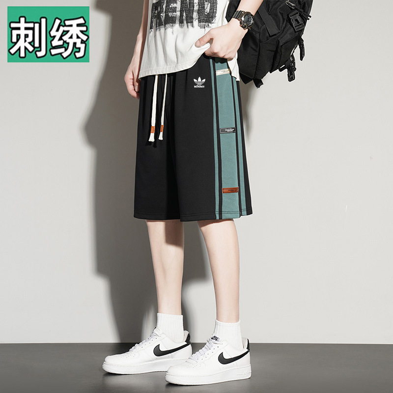 high quality Shorts Men's 2025 Summer New Arrival Clover Shorts Casual Loose plus size Embroidered Sports Pants