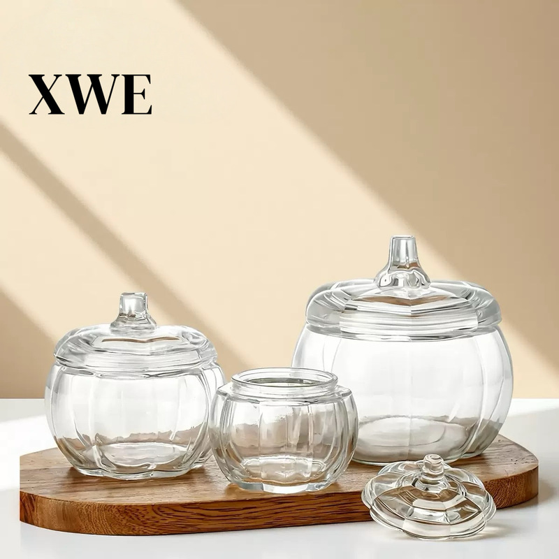 In-Stock Transparent Scented Candle Cups, Pumpkin Jar Candle Cups, Empty Glass Cups, Candle Jars, Scented Candle Empty Cups In-Stock Transparent Scented Candle Cups, Pumpkin Jar Candle Cups, Empty Glass Cups, Candle Jars, Scented Candle Empty Cups
