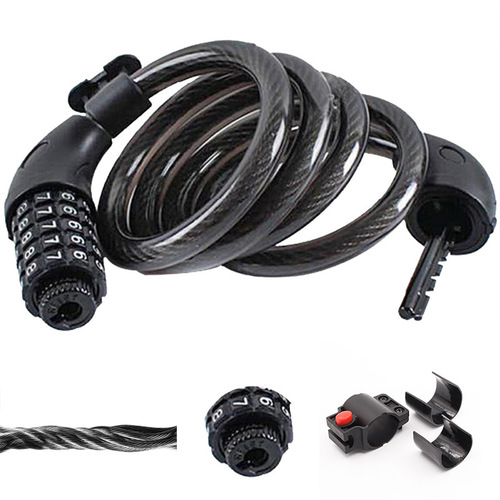 Bicycle lock, single bike anti-theft password lock, mountain bike portable lock, e-bike lock, chain lock, cable lock