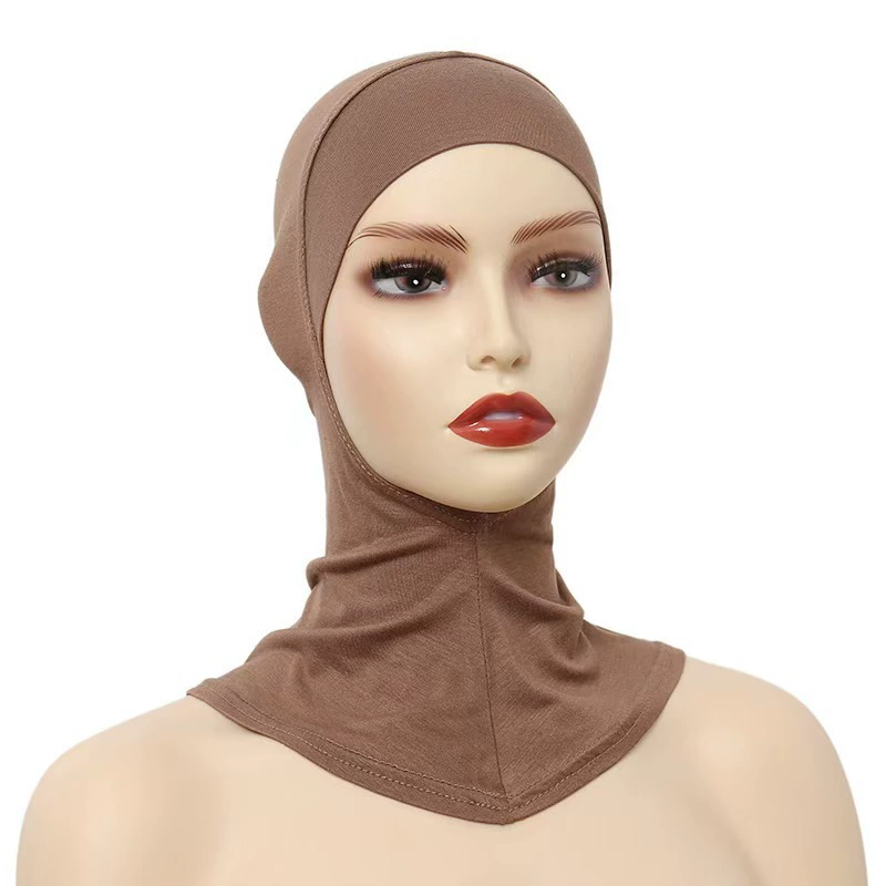Cotton Elastic Base Scarf Cap, modal-cotton, single-layer, one size fits all