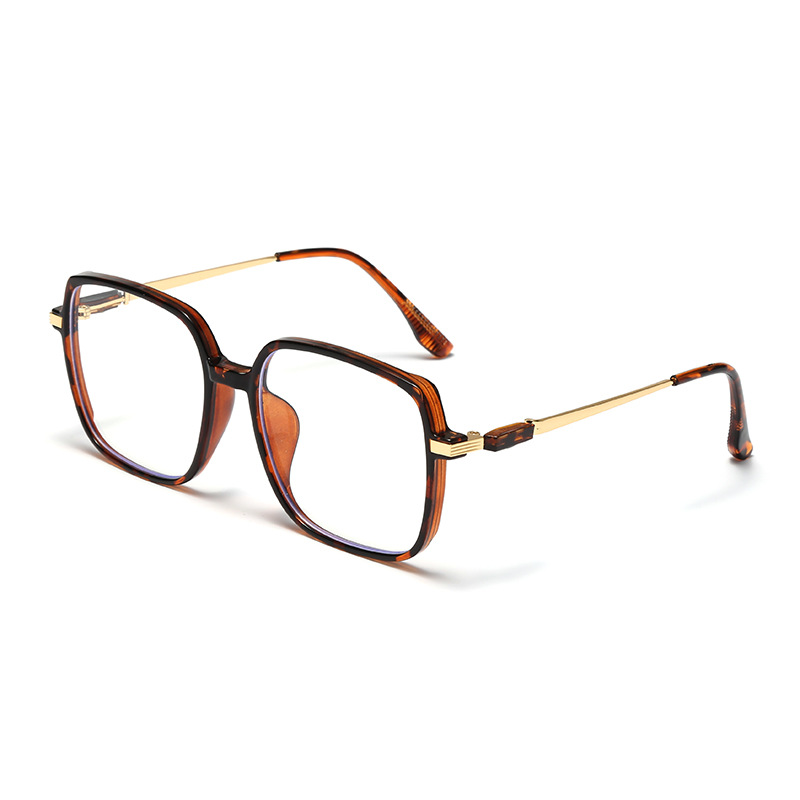 大框显瘦平光镜 防蓝光男款TR90网红街拍素颜眼镜学生近视眼镜框