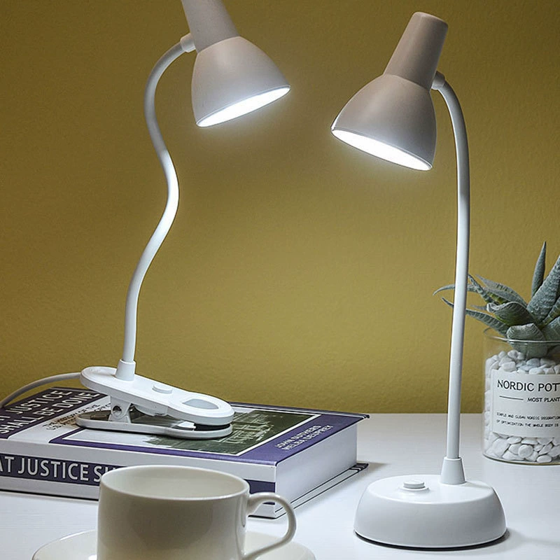 LED-учебная настольная лампа для учащихся младших классов для зарядки в спальне, защита глаз