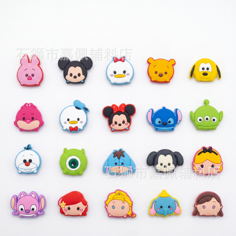 Q-Version Disney Shoe Charms for Crocs, High-End Disney Cartoon Detachable Pvc Soft Rubber Shoe Buckle Accessories Q-Version Disney Shoe Charms for Crocs, High-End Disney Cartoon Detachable Pvc Soft Rubber Shoe Buckle Accessories