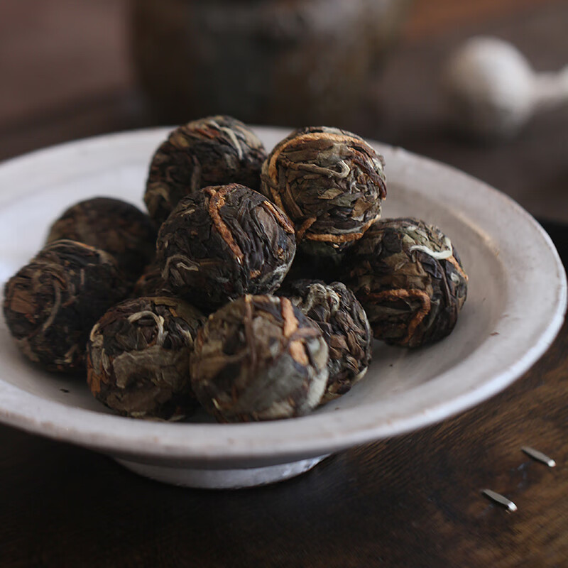 Fuding High-Mountain Old White Tea with Tangerine Peel, Longzhuan Style; Xinhui Aged Tangerine Peel Mini Tea Biscuits—Wholesale, 500g