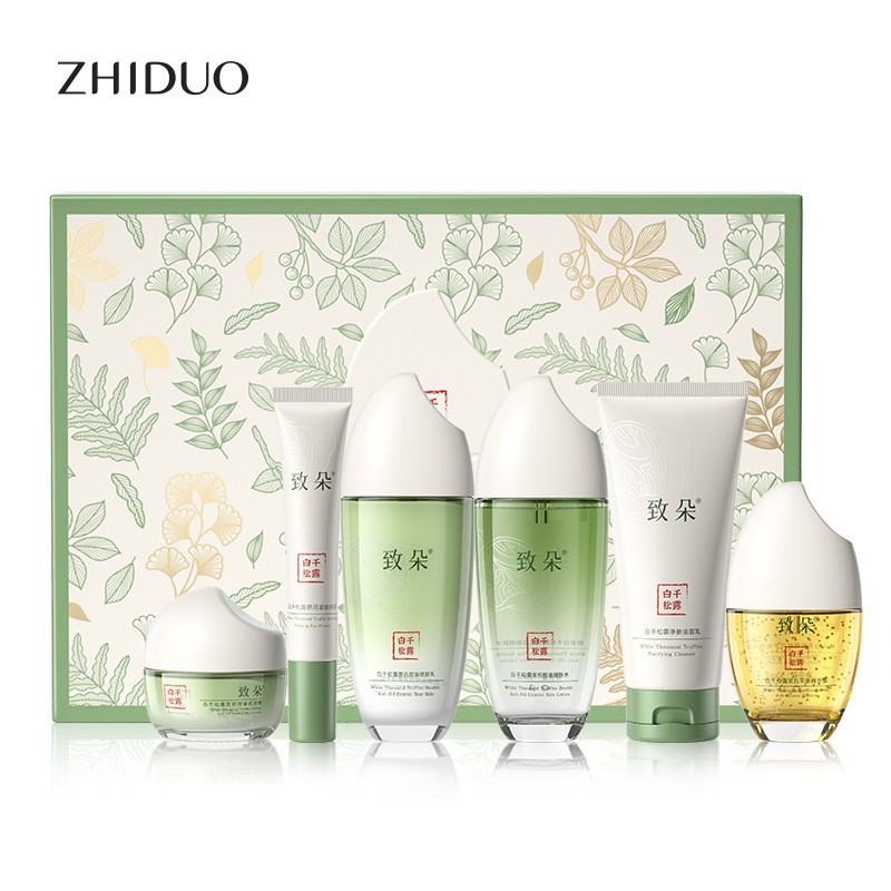 Duo Bai Qian Song Lu 더블 안티 오일 컨트롤 밸런스 6 피스 선물 상자에