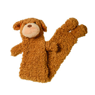 Bear Plush Cloth Hot Water Bottle Protective Cover Water-Filled Rubber Velvet Cloth Cover Long Flush Hot Water Bottle Manufacturer Wholesale