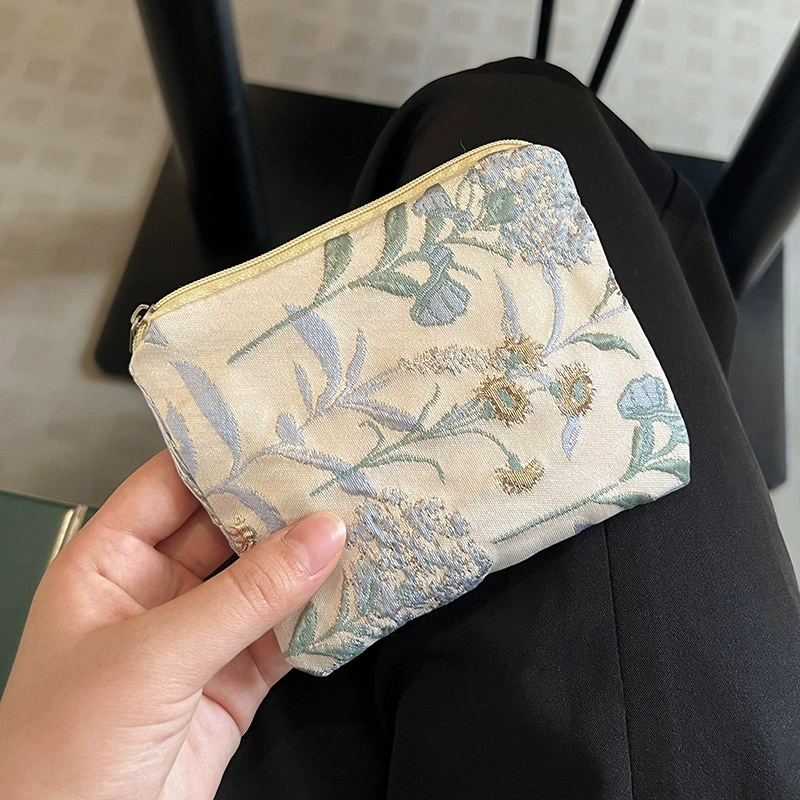 Маленький косметичка, 12×10 см, тканевая косметичка на молнии для помады и монет