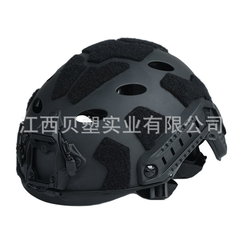 Casco táctico ligero FAST, riel de tercera generación de corte alto, perilla ajustable, casco protector con absorción de impactos, versión de protección completa