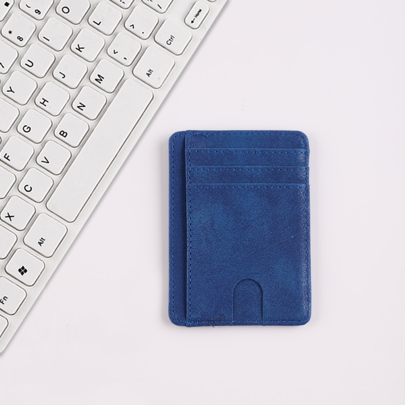 現物カードカバークロスボーダーRFID消磁防止銀行PU革カードクリップ保護カバー新型通用多カード位置カードバッグ|undefined