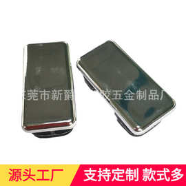 20x40长方形光面电镀银色金色塑料管塞 管盖 堵头 源头厂家