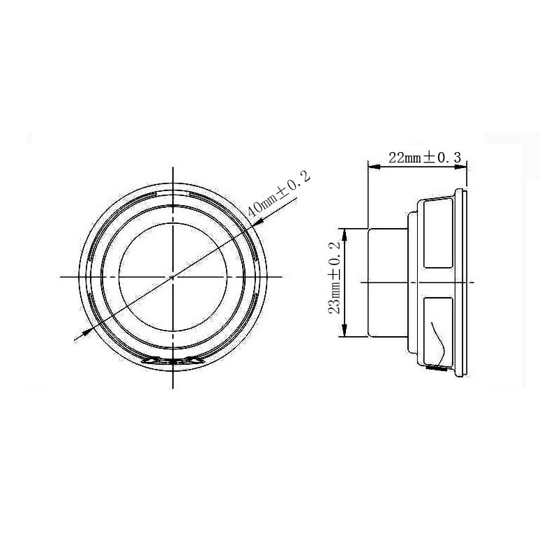 フル周波数ラッパ40mm16芯ダブルマグネット4Ω5w强磁気ゴム辺スマートホームブルートゥースサウンドスピーカー|undefined