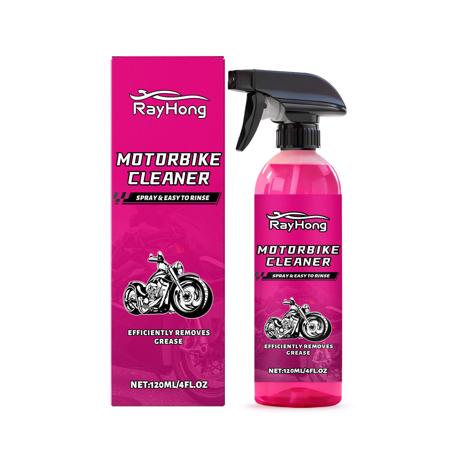 RAYHONG car cleaner removes oil, cleans dirt, and is easy to clean. It is suitable for surface renewal and care of multiple vehicles. 5