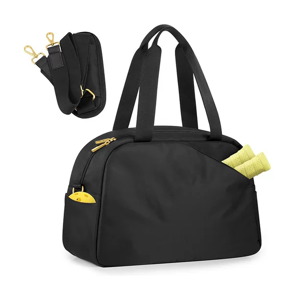 New women's pickleball handbag, fashionable tennis racket bag, large capacity, sports and fitness, with separate compartments for wet and dry items, shoulder bag