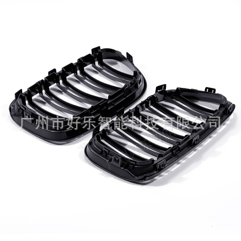 Factory direct supply, suitable for BMW X3 F25 2011-2013, glossy black double-line car modification grille