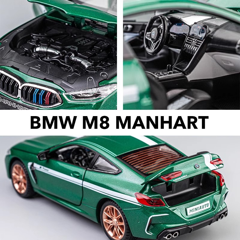 Coche deportivo de simulación Bao M8, modelo de coche de aleación, adorno, regalo para niños, juguete infantil, caja sorpresa, venta al por mayor Chenghai Ma