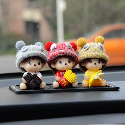 Car Ornaments, Car Center Car ornaments - chocolate-french-fries-banana-mat-included