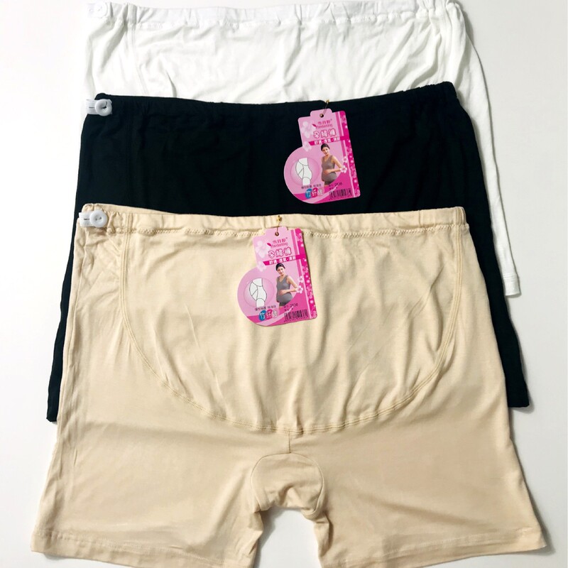 Factory wholesale modal pregnant women safety pants adjustable belly leggings pregnant women anti-light shorts insurance pants