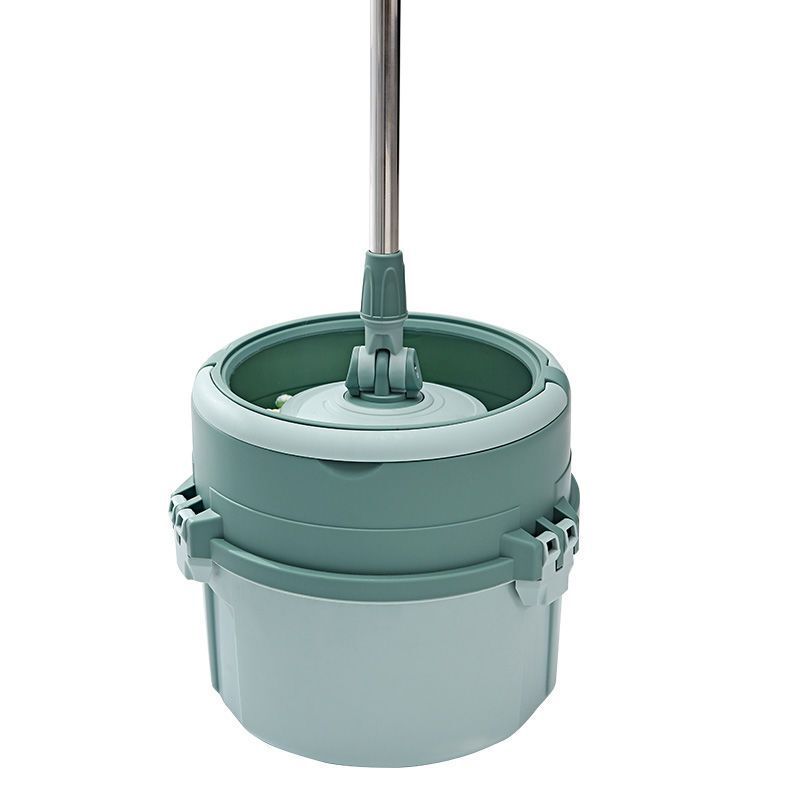 Household Rotating Mop with Bucket, Hands-Free Washing, Water-Squeezing Mop for Lazy People, Cleans Tile and Wooden Floors in One Sweep
