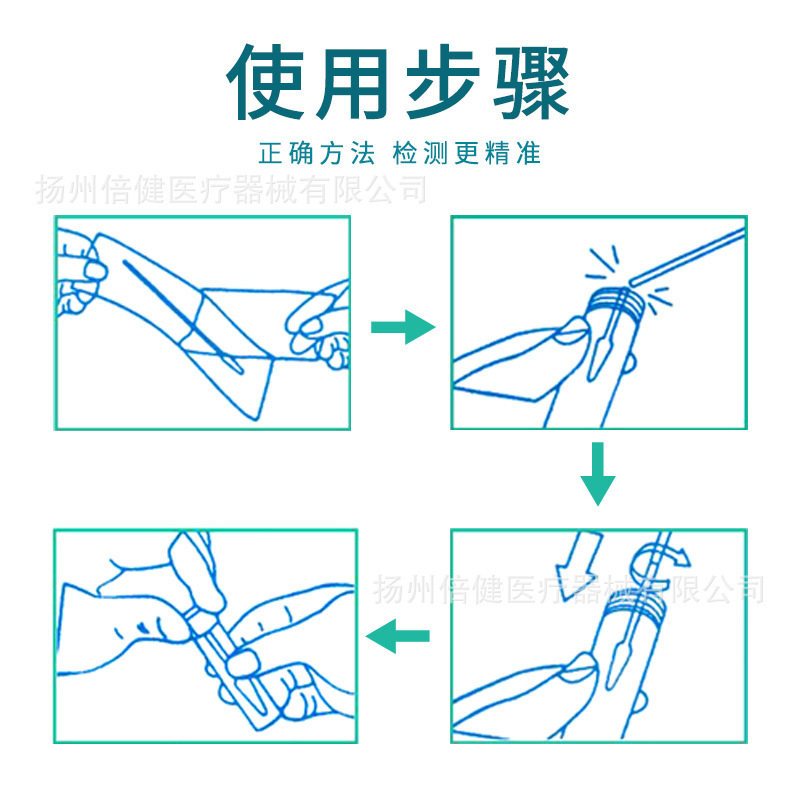 使い捨てサンプリングスワブ咽頭スワブ折れ点独立包装核酸ウイルス検査口腔咽頭スワブ|undefined