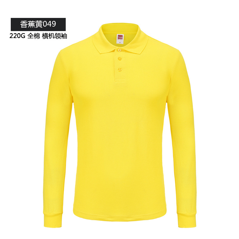 国境を越えた欧米英倫大コード全純綿長半袖poloシャツメンズtシャツ対外貿易作業服刺繍ロゴ|undefined