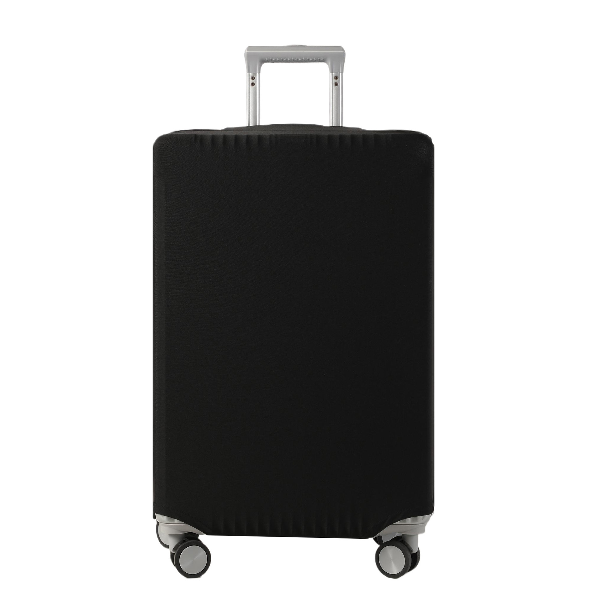 Elastic Suitcase Cover, Pull-along Luggage Protection Cover, Solid Color, Patterned Version, Travel Suitcase Dustproof Cover