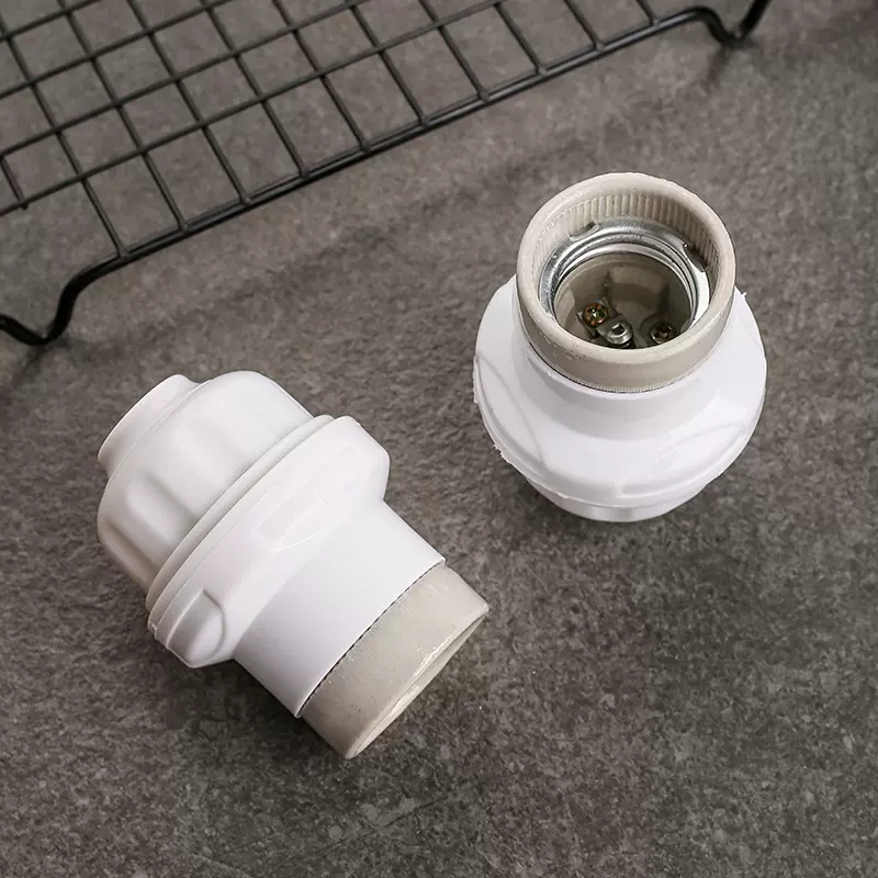 厂家批发E27瓷口灯头陶瓷内芯灯头e27螺口灯头灯座e27吊灯头