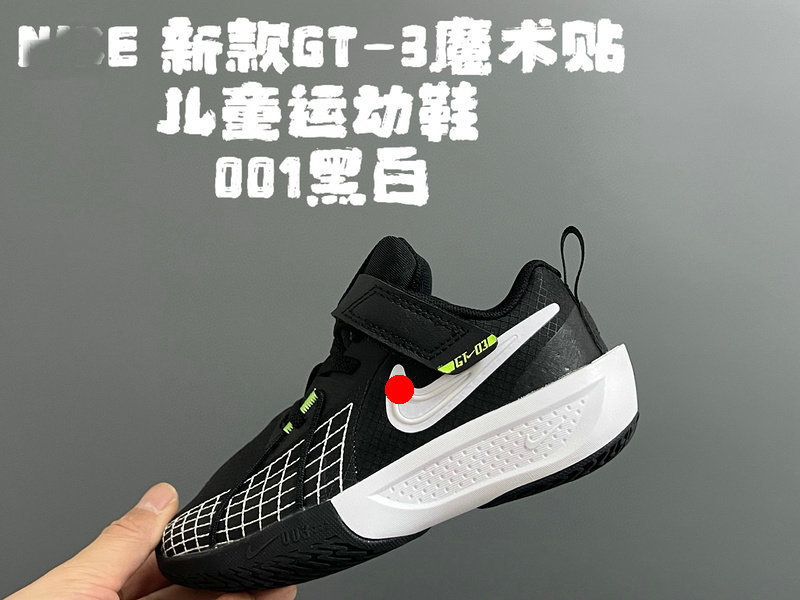 莆田童鞋纯原高版本NK儿童运动跑步鞋GT-3魔术贴童鞋低帮户外跑鞋|undefined