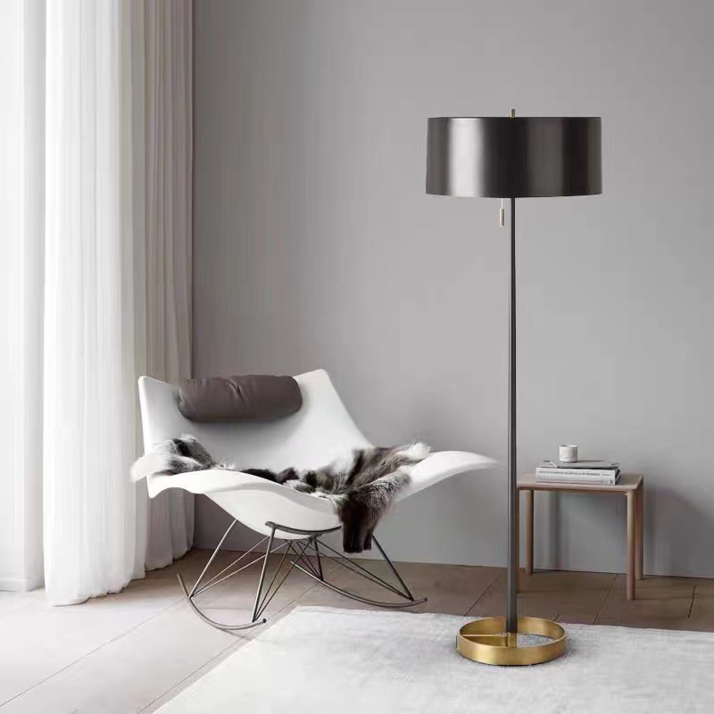 Postmodern Minimalist Living Room Sofa Next To Floor Lamp Nordic Creative Hotel Villa Bedroom Bedside Vertical Floor Lamp