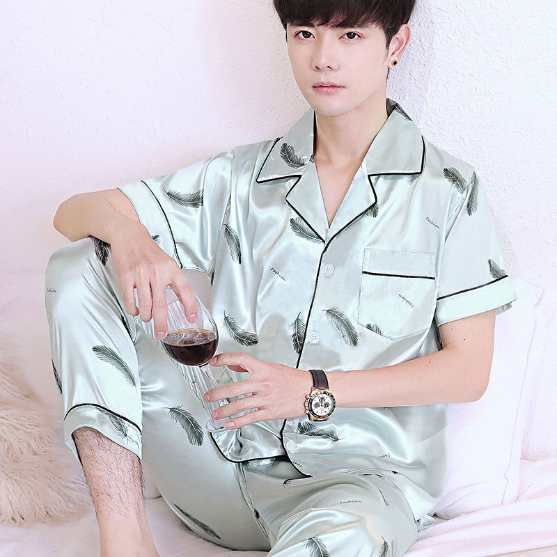 반팔 바지 #122 라이트 블루 깃털