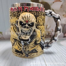 新款Iron Maiden 50th Anniversary铁娘子乐队50周年纪念3D马克杯