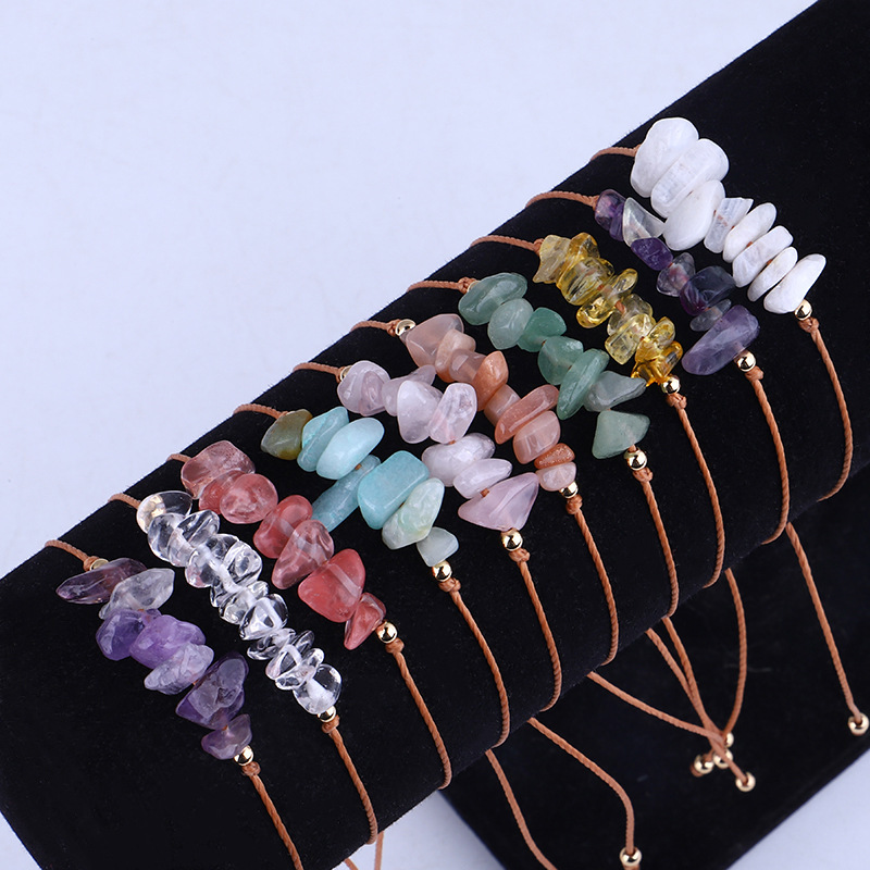 Pastoral Geometric Stone Rope Braid Women's Bracelets display picture 4