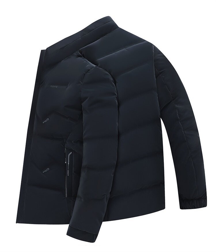 Piumino uomo invernale giacca in cotone con collo alto moda_voghion.com