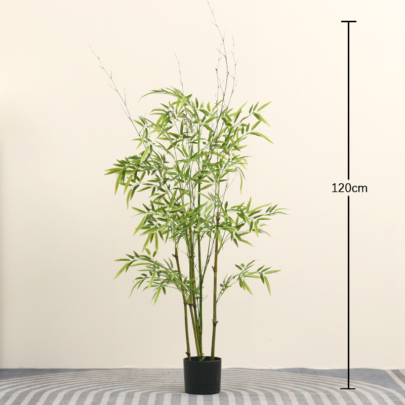 Gran planta de simulación nórdica, sala de estar de plátano para viajeros, plantas verdes falsas, plantas en macetas, ventanas para el hogar, decoración de paisajes, plantas verdes de simulación