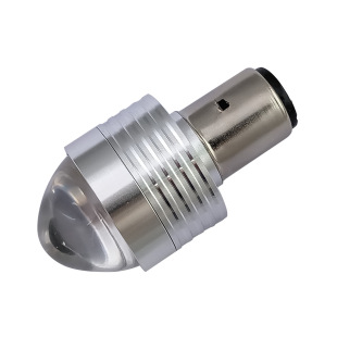 Motorcycle headlight led modified 35mm super bright light flash h4 double claw electric scooter lens large bulb