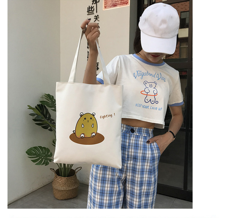 153g Weight Polyester Lining Material Sewing Thread Fashion Element Zipper Closure Type Double Shoulder Straps Strap Type Tote Bag Bags Type Casual, Daily Occasion Nylon Material Cherry, Fruit, Flower Pattern All Seasons Season Women's Gender Cute Style Square Shape Women's Nylon Cherry Fruit Flower Cute Sewing Thread Square Zipper Tote Bag 无