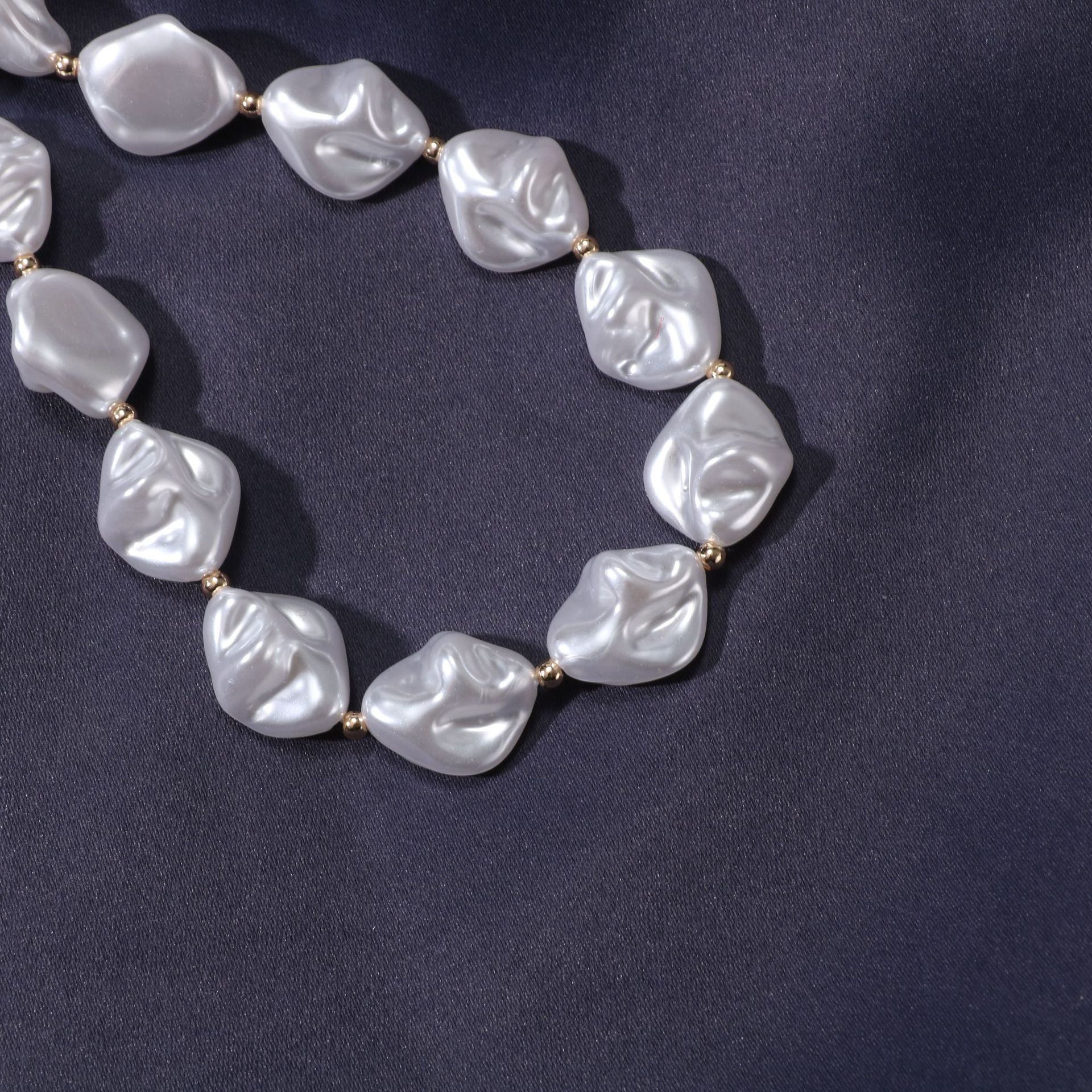 Baroque Pearls Material Irregular Pattern Wholesale Jewelry Elegant Streetwear Irregular Baroque Pearls Choker