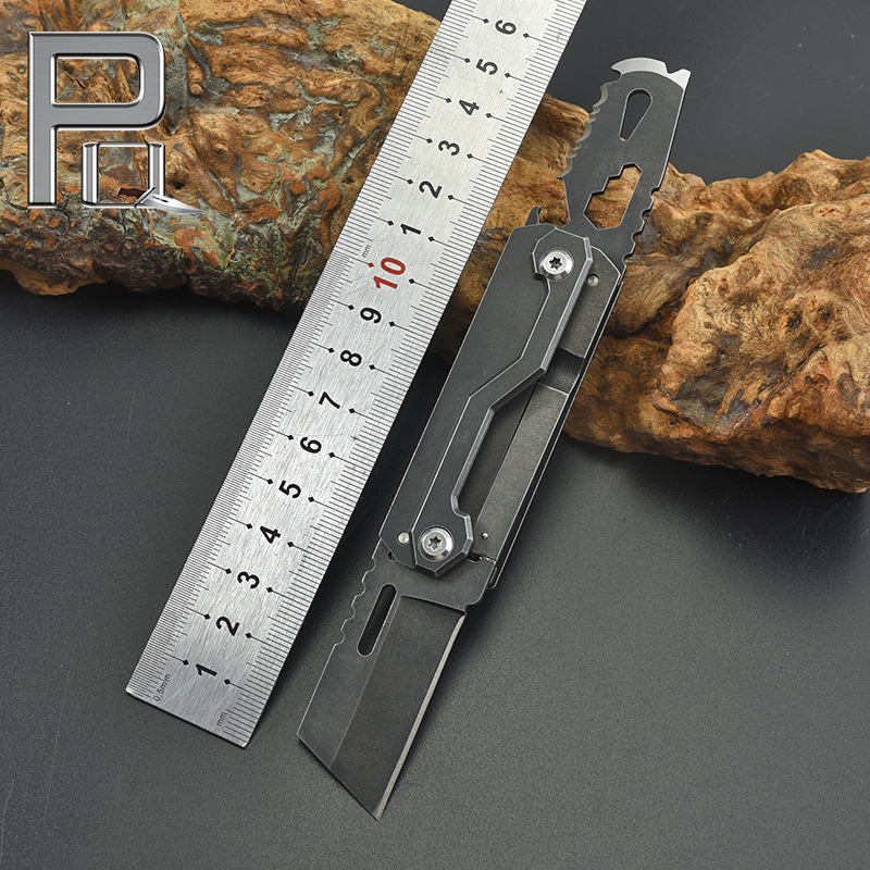 不锈钢折叠刀野营随身刀 多功能求生折刀户外小刀户外刀具批发