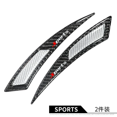 Qapı və bamper qoruyucu zolaqlar, anti-collision strip modified Universal real - sport-silver